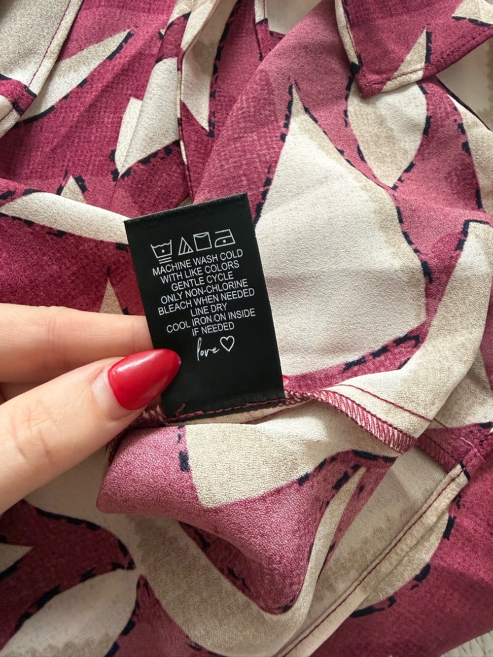 NWT - Nic + Zoe - Shadow Blocks Dress - Red Multi - Picture 8 of 15